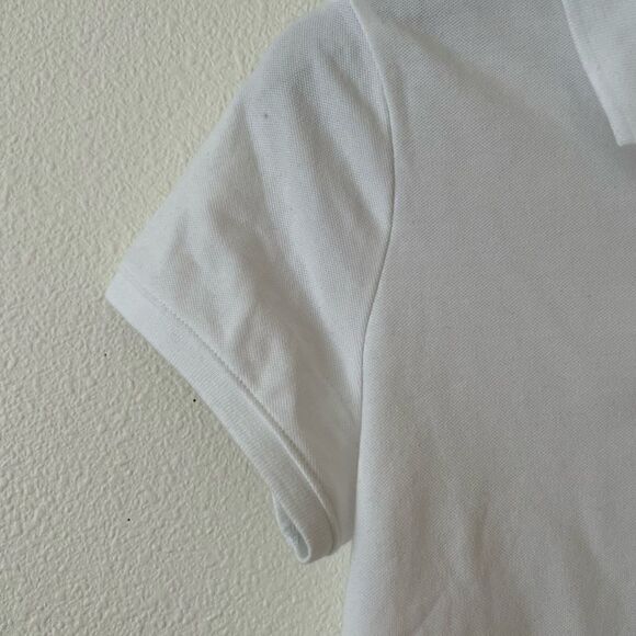 Girls' Short Sleeve Pique Uniform Polo Shirt - Cat & Jack White XXL(18)Plus - Picture 5 of 5